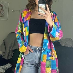 Multi colored blazer